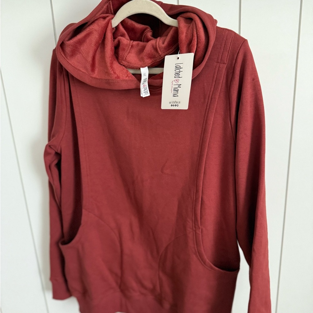 New Latched Mama Harbor Nursing Pullover Size XL - Picture 4 of 6